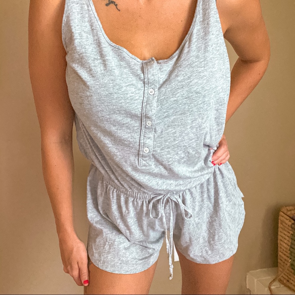 Gray romper
